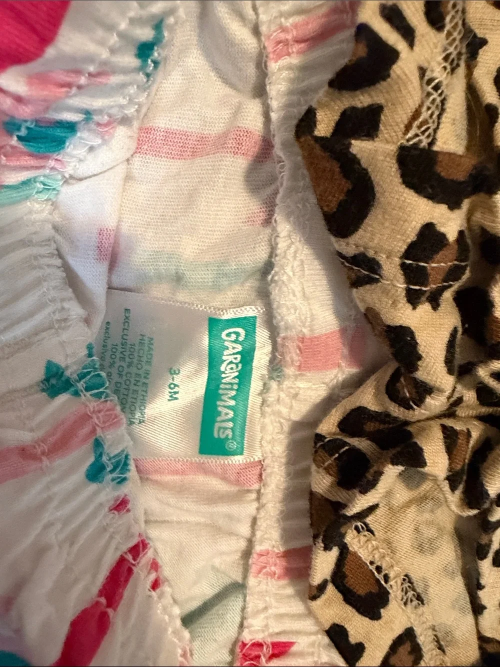 Baby Printed Cotton Bloomer Shorts Multicolor